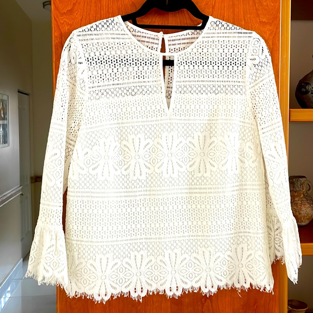 White Whistles cotton blouse